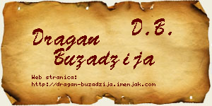 Dragan Buzadžija vizit kartica